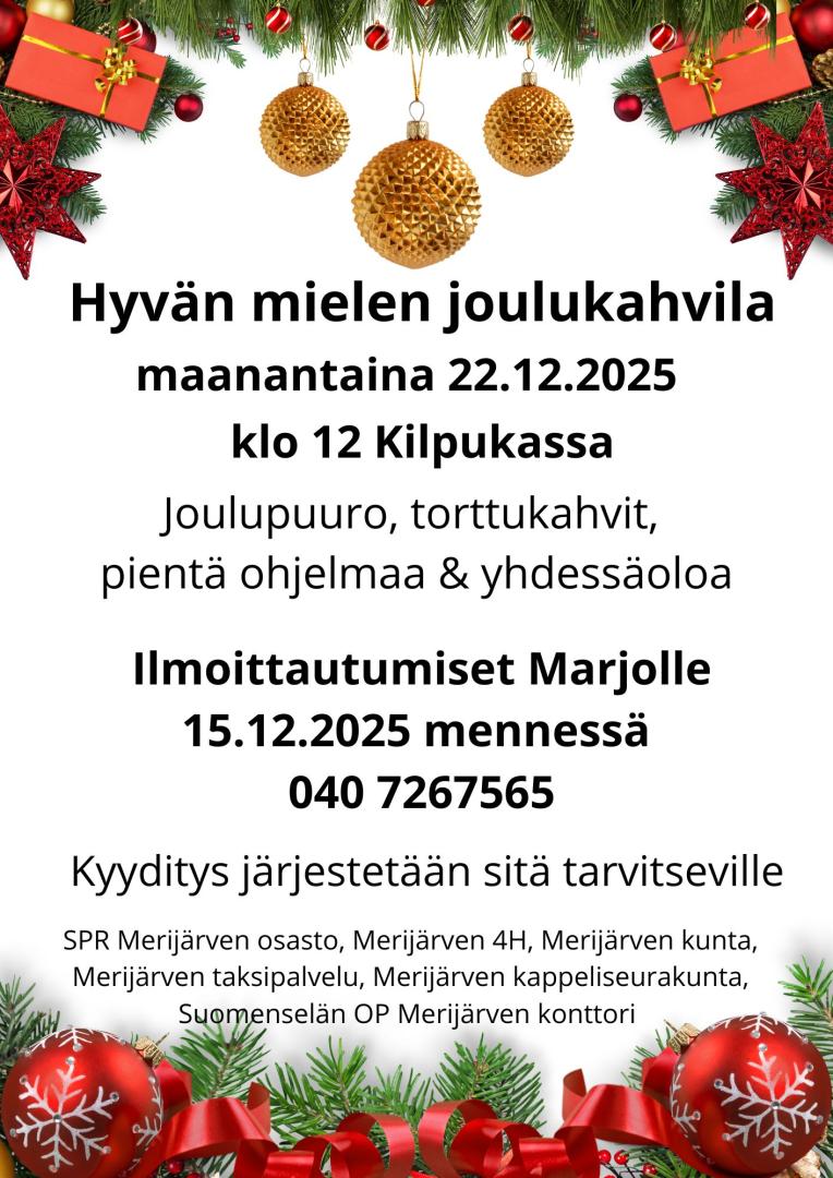 Hyvän mielen joulukahvila