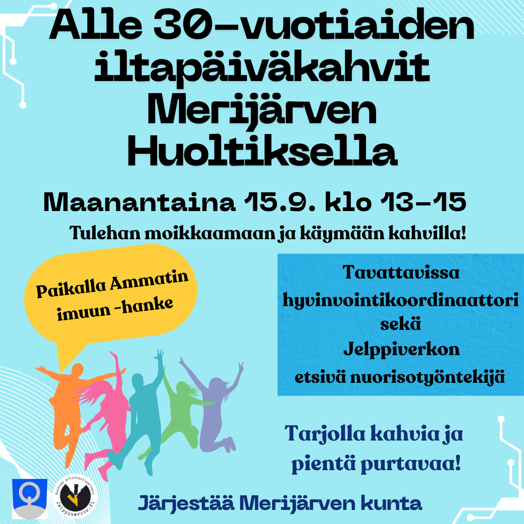 Alle 30-vuotiaiden iltapäiväkahvit